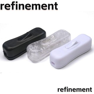 Refinement สวิตช์ปุ่มกดไฟหรี่ แบบพลาสติก DIY สําหรับโคมไฟตั้งโต๊ะ