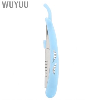 Wuyuu Manual Straight Free Rotation Hollow For Home Barber Hair