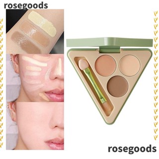 Rosegoods1 คอนซีลเลอร์คอนทัวร์ 3 สี กันน้ํา แบบพกพา