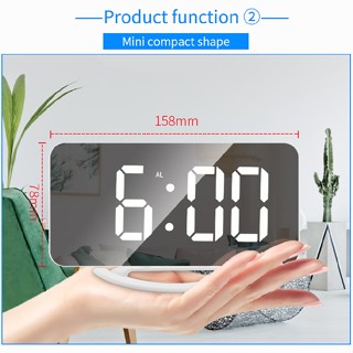 New LED Alarm Clock with USB Charging Multifunctional Electronic Digital Clock