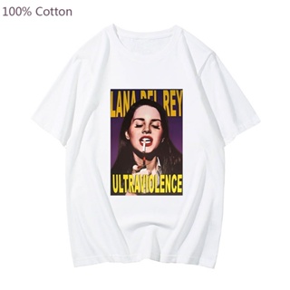 เสื้อยืด พิมพ์ลายการ์ตูนอนิเมะ Lana Del Rey Heavy Mental น่ารัก