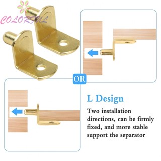 【COLORFUL】High Quality Shelf Support Peg Cabinet Hardware Separator Shelves 20 Pack