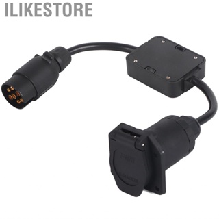 Ilikestore Trailer Connector European 7Pin To American 7 Way Plug