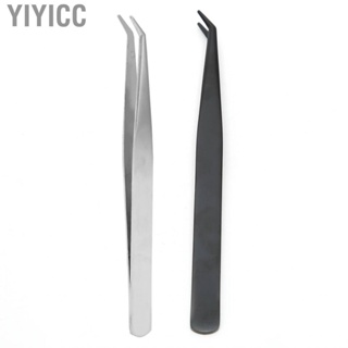 Yiyicc Eyelash Applicator  Reusable Natural Looking Eyebrow Curler 45 Degrees for Double Eyelid Sticking Trimming False Wearing