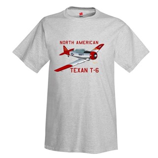 เสื้อยืด พิมพ์ลายเครื่องบิน North American Texan T-6 Your N#          