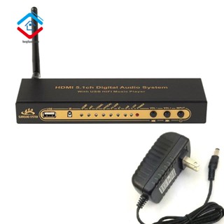 เครื่องถอดรหัสเสียง HD851BT DTS AC3 5.1 HDMI 4K ARC SPDIF ออปติคอลแยก พร้อมบลูทูธ ปลั๊ก US