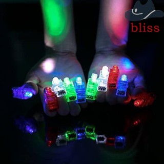 Bliss แท่งไฟ Led สวมนิ้วมือ เรืองแสง สําหรับงานปาร์ตี้