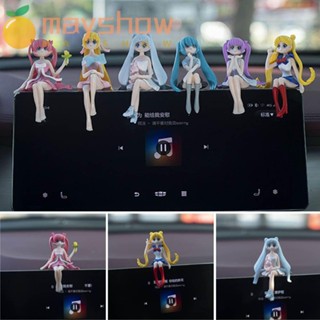 Mayshow ฟิกเกอร์เรซิ่น รูปการ์ตูนอนิเมะ ขนาดเล็ก สําหรับตกแต่งภายในรถยนต์ DIY