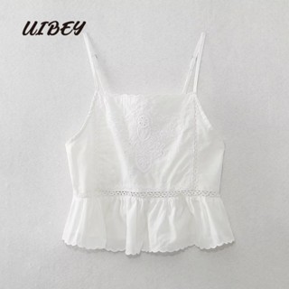 Uibey เสื้อกั๊ก ปักลาย แฟชั่น 3426