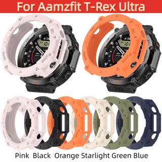 เคสซิลิโคนเหลว สําหรับ Amazfit T-Rex Ultra Hollow Out Silicone Shell Watch ป้องกันการตกเกราะฝาครอบป้องกัน