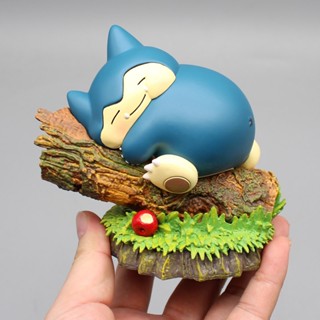 ฟิกเกอร์ PVC อนิเมะโปเกม่อนสลีป Snorlax kawaii สไตล์ญี่ปุ่น 11 เมตร