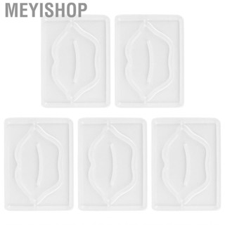 Meyishop 5pcs Lip  Molds Transparent ABS Reusable Beauty Maker Mold