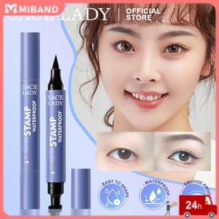 พร้อมสต็อก Sace Lady Stamp อายไลเนอร์ดินสอ อายไลเนอร์เนื้อนุ่มทนทาน เครื่องสำอางสำหรับดวงตากันน้ำ