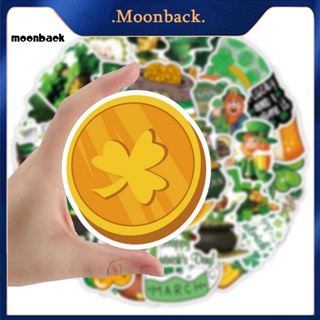 &lt;moonback&gt; สติกเกอร์ PVC ลายไข่อีสเตอร์ กราฟฟิติ ถอดออกได้ สําหรับติดตกแต่งกระเป๋าเดินทาง บ้าน เทศกาลไอริช 50 100 ชิ้น