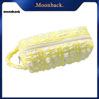 &lt;moonback&gt; กระเป๋าดินสอ แบบพกพา จุของได้เยอะ สําหรับนักเรียน