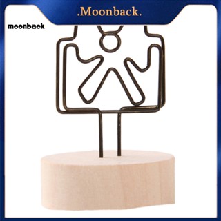 &lt;moonback&gt; ที่วางบัตร น้ําหนักเบา สําหรับสํานักงาน วินเทจ มินิ โต๊ะ ตัวเลข ขาตั้ง น่ารัก