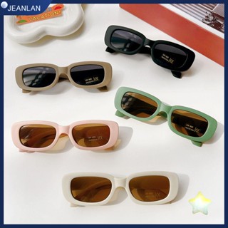 Jeanlan แว่นตากันแดดแฟชั่น ทรงสี่เหลี่ยมผืนผ้า ป้องกัน UV 400 สําหรับเด็ก