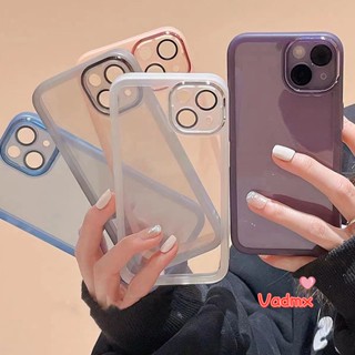 เคสโทรศัพท์มือถือ แบบใส กันกระแทก ป้องกันกล้อง สําหรับ Vivo V23 V21 4G 5G Y72 Y52 Y20 Y20i Y20S Y20A Y12S Y11S Y20G IQOO Neo 7 6 11 Pro 10