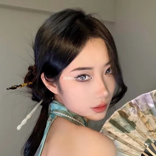 Kf593 แฟชั่นเกาหลี เรียบง่าย "I" รูปร่างอะซิเตท hairpstyle ผู้หญิงอุปกรณ์เสริม