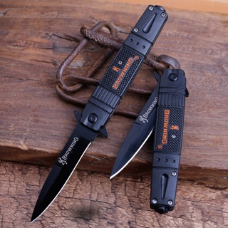 มีดพับ มีดพับ มีดพกพา มีดเดินป่า Outdoor folding knife มีระบบดีดใบมีด มีที่ทุบกระจก พร้อมส่งในไทย