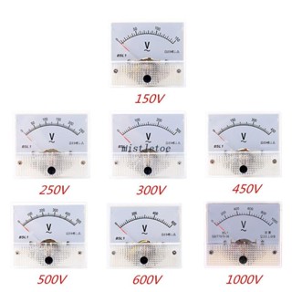 Mis 85L1 แผงโวลต์มิเตอร์อะนาล็อก AC 2.5 0-150V 250V 300V 450V 500V 600V 1000V Durab