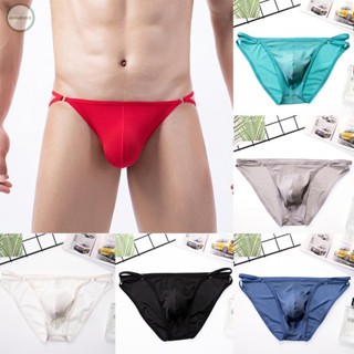 GORGEOUS~Underpants Men Underwear Panties Soft Gay Pouch Solid Thin Bikini Thongs