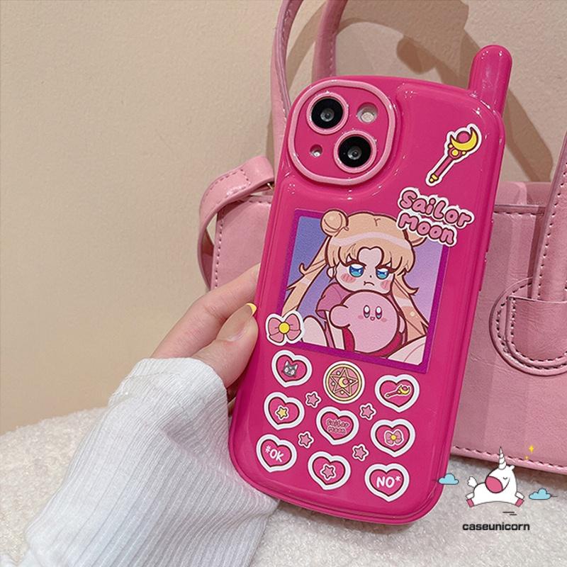 เคสโทรศัพท์มือถือ ลายการ์ตูนเซเลอร์มูน สไตล์ญี่ปุ่น เรโทร สําหรับ IPhone 7 8 Plus X XR XS Max 11 12 13 14 Pro Max