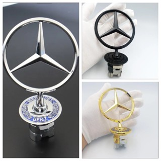 ตราสัญลักษณ์โลโก้โลหะ 3D อุปกรณ์เสริม สําหรับ Mercedes Benz W203 W204 W168 W176 CLA CLK CLS W124 W205 W211