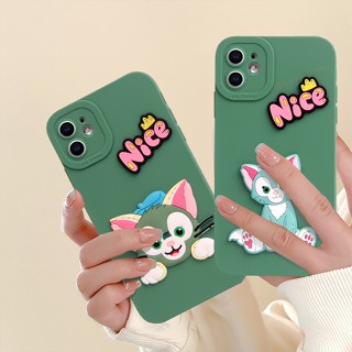 เคสซิลิโคนนิ่ม ลายการ์ตูนน่ารัก 3D สําหรับ iPhone 11 12 13 14 Pro MAX Plus Mini X XR XS MAX 6 S 7 8 Plus SE 2020 11Pro 12pro 13Pro