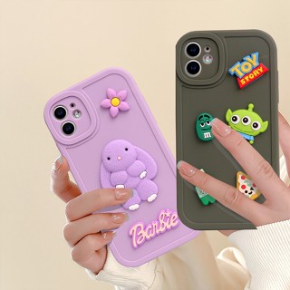 เคสซิลิโคนนิ่ม ลายการ์ตูนน่ารัก 3D สําหรับ iPhone 11 12 13 14 Pro MAX Plus Mini X XR XS MAX 6 S 7 8 Plus SE 2020 11Pro 12pro 13Pro