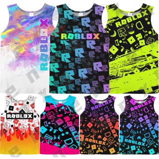 Roblox เสื้อกล้าม แขนกุด สําหรับเด็ก