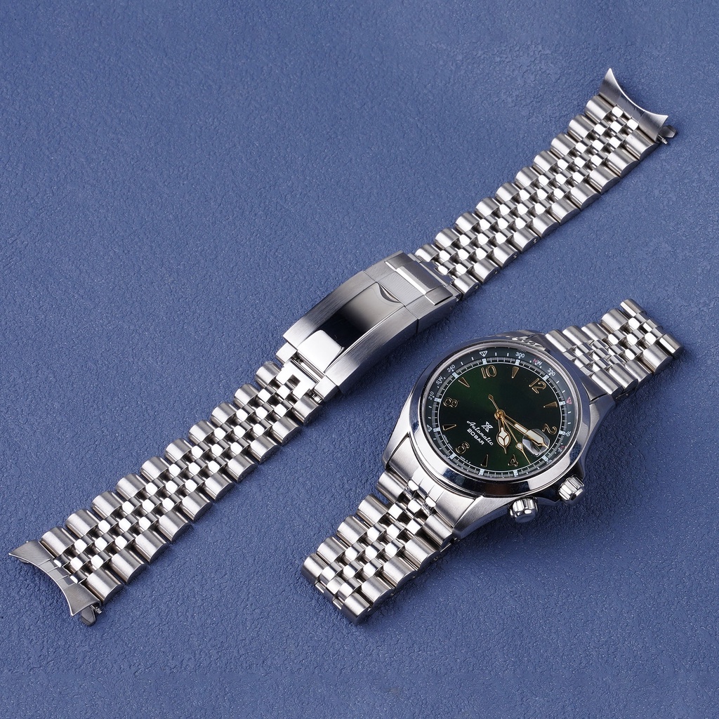 อะไหล่สกรูเชื่อมต่อสายนาฬิกาข้อมือ สีเขียว seiko ProspexAlpinist Jubilee SARB 20 มม. SPB 117-159