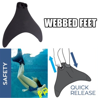 < พร้อมส่ง >  Mermaid ตีนกบ ว่ายน้ำ สำหรับใส่ที่หางนางเงือก …