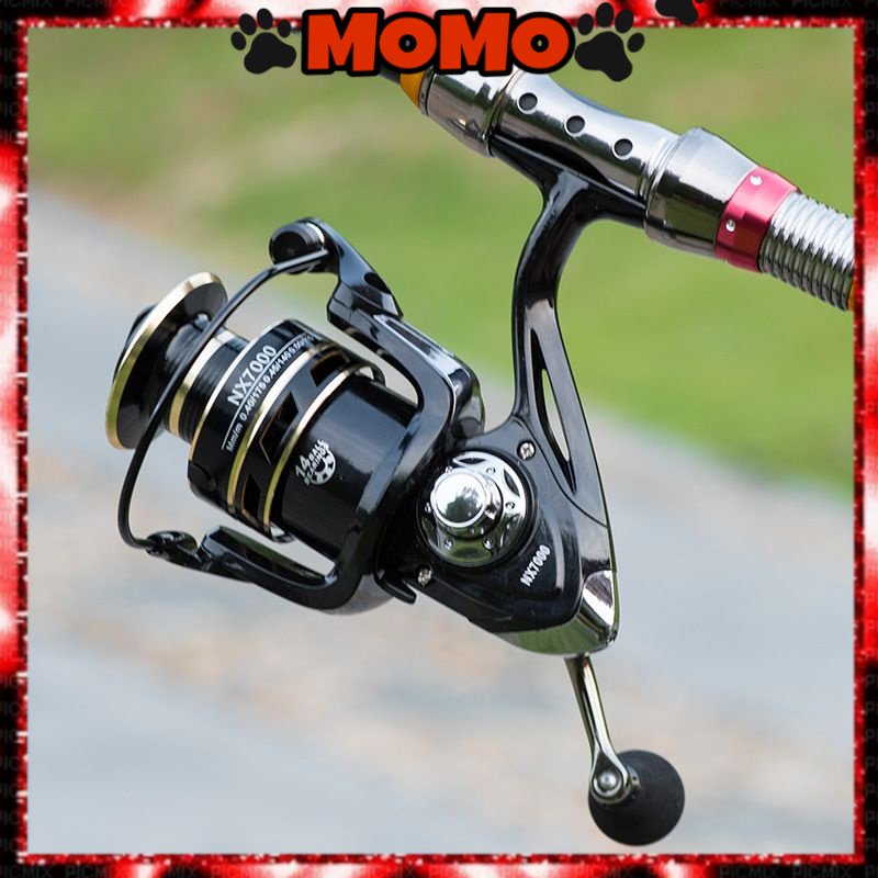 TAFFSPORT NX2000/NX4000/NX6000 Series รอกตกปลาโลหะ 5.2:1 อัตราทดเกียร์