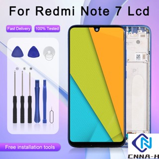 หน้าจอสัมผัส LCD ดิจิไทเซอร์ 6.3 นิ้ว Note 7 พร้อมกรอบ สําหรับ Xiaomi Redmi Note 7 Pro