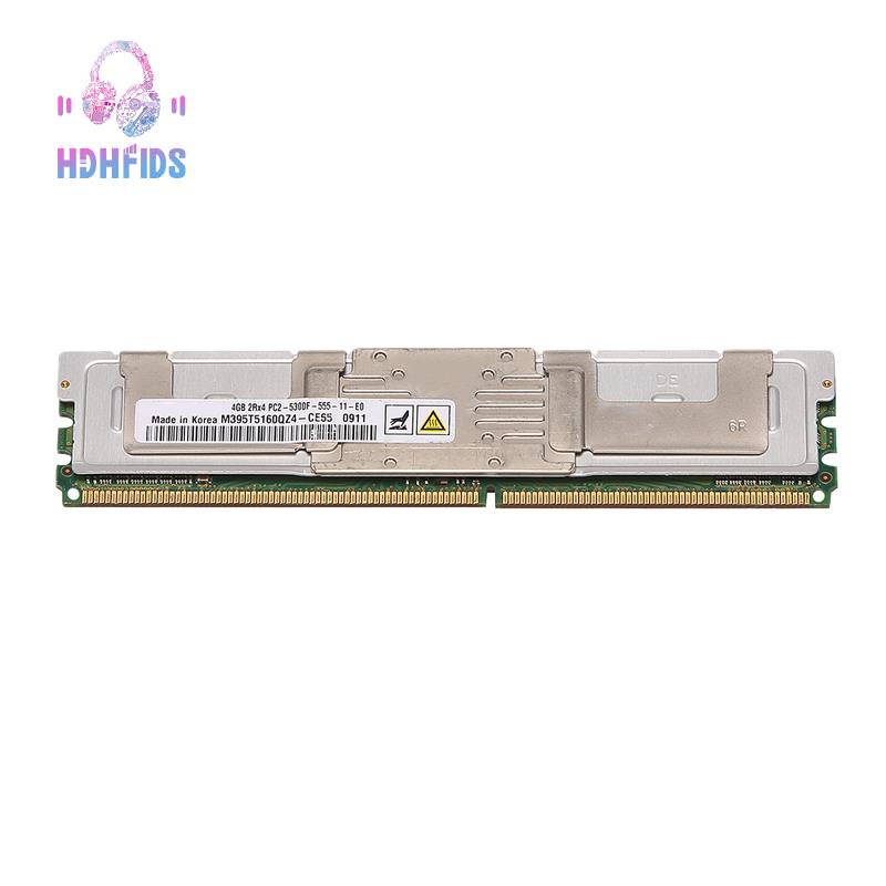 หน่วยความจํา DDR2 4GB 667Mhz PC2 5300F 240 Pins 1.8V FB DIMM พร้อมเสื้อกั๊กระบายความร้อน สําหรับ AMD Intel Desktop Memory Ram