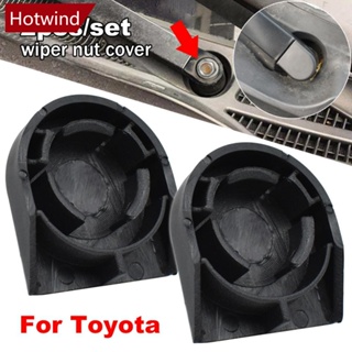 Hotwind ฝาครอบน็อตที่ปัดน้ําฝนกระจกหน้ารถยนต์ สําหรับ Toyota Corolla E140 E150 E170 E210 Verso Yaris Auris M4Y7 2 ชิ้น