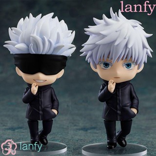 Lanfy ของเล่นโมเดลฟิกเกอร์ Jujutsu Kaisen Pvc สําหรับเด็ก