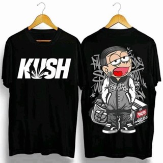 เสื้อผ้าแฟชั่น KU$H พร้อมการออกแบบข้อความ Safe Word Cotton Hustle Tshirts สำหรับผู้ชาย ดำ เสื้อยืดแขนสั้นลายการ์ตูน