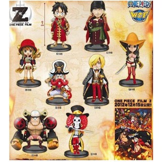 Straw Hat Pirates Film Z Set ของแท้ JP แมวทอง - WCF Banpresto [โมเดลวันพีช] (9 ตัว)