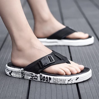 พร้อมส่ง รองเท้าแตะผู้ชายหูคีบ พื้นหนากันลื่น ใส่สบาย น้ำหนักเบา งานทน ไม่พังง่าย