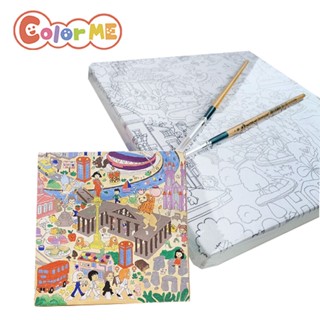 COLOR ME canvas coloring ระบายสีแคนวาส