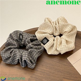 Anemone ยางรัดผม แบบยืดหยุ่น น่ารัก วินเทจ ของขวัญ สําหรับเด็กผู้หญิง ลายสก๊อต ผู้หญิง ยางรัดผม