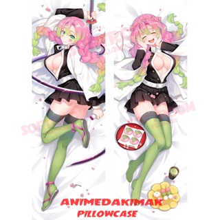 ปลอกหมอน แบบนิ่ม ลายอนิเมะ Demon Slayer Kimetsu no Yaiba Kanroji Mitsuri Dakimakura ขนาด 50x160 ซม. สําหรับโซฟา เตียง DK4492