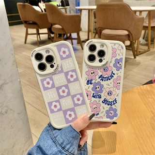 เคสโทรศัพท์มือถือนิ่ม ลายดอกไม้หน้ายิ้ม สําหรับ OPPO A16 A78 A76 A96 4G A77S A17 Find X5 PRO 5G Find X3 PRO F9 F11 K3 R15 PRO R17 PRO A73 5G A16K A16E A1K NN273T