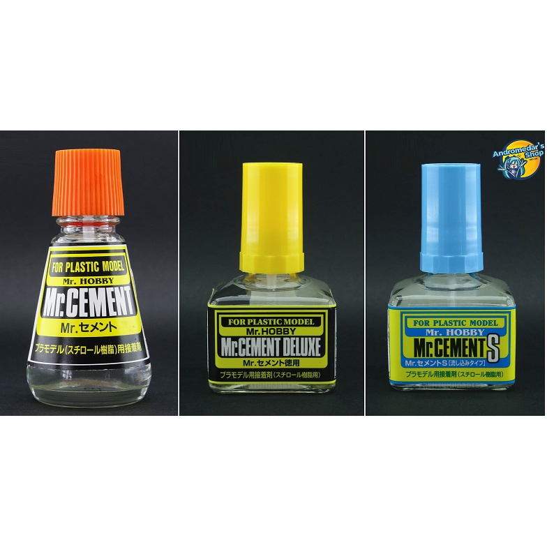 [GSI Creos Mr.HOBBY] คอลเลกชันกาวโมเดล Mr Cement MC124 Mr Deluxe MC127 Mr Cement S MC129 MC131 MC132