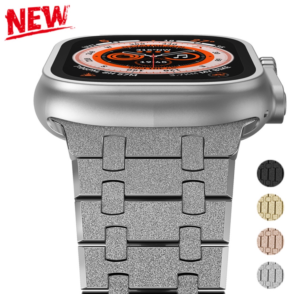 Correa Shining สายนาฬิกาข้อมือสเตนเลส โลหะ สําหรับ Apple Watch Ultra 49 มม. Iwatch 8 7 6 5 4 45 44 42 41 40 38 มม.