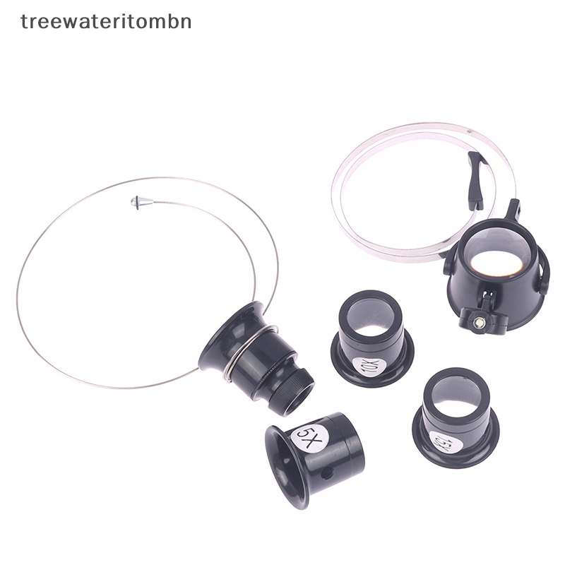 Tt แว่นขยาย Loupe 5X 10X 15X 20X พร้อมเลนส์แว่นตา สําหรับซ่อมนาฬิกาข้อมือ