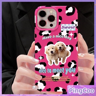 สำหรับ iPhone 11 iPhone Case สีแดงมันวาว TPU เคสกันกระแทกป้องกันกล้องน่ารัก English Puppy เข้ากันได้กับ iPhone 14 13 Pro max 12 Pro Max xr xs max 7Plus 8Plus