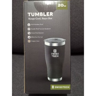 มีด แก้วน้ำสูญญากาศ SWISSTECH TUMBLER 20 oz l 591 ml ST071007